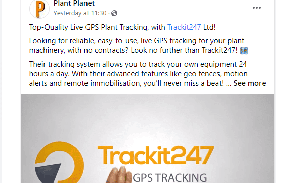 Trackit247 Plant Planet Magazine Advert