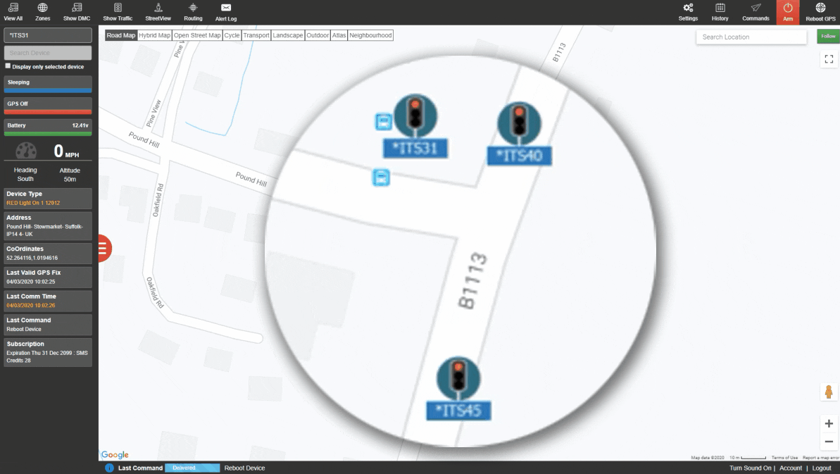 Live Traffic Light Monitoring