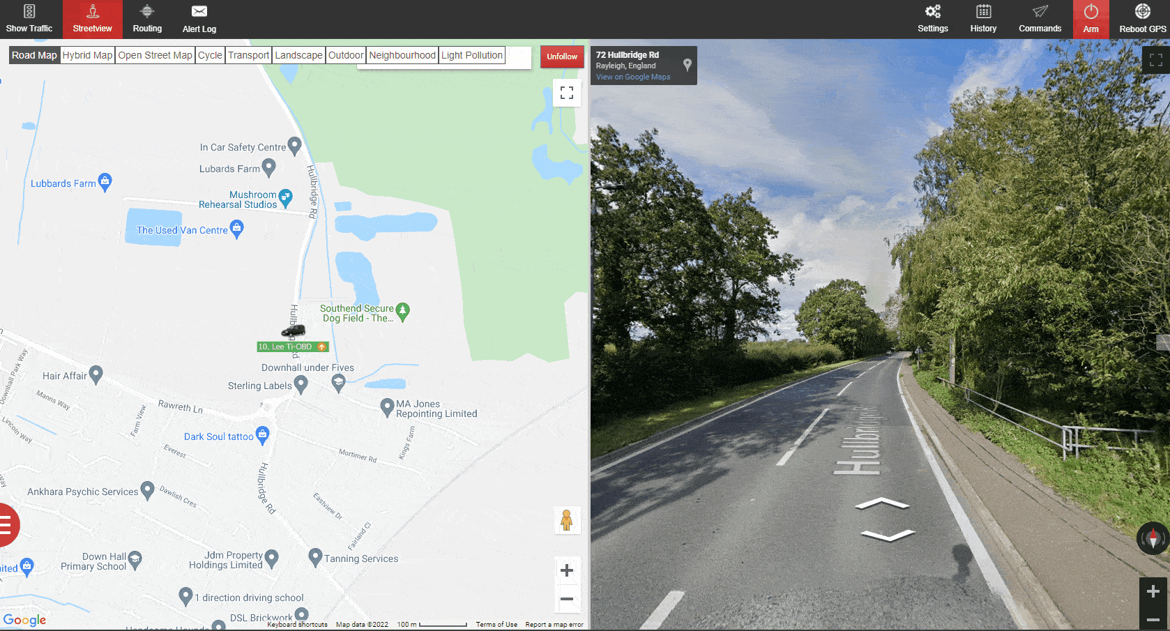 Asset Platform Live GPS Tracking