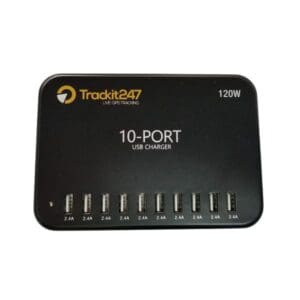 10 Port Charger Front View